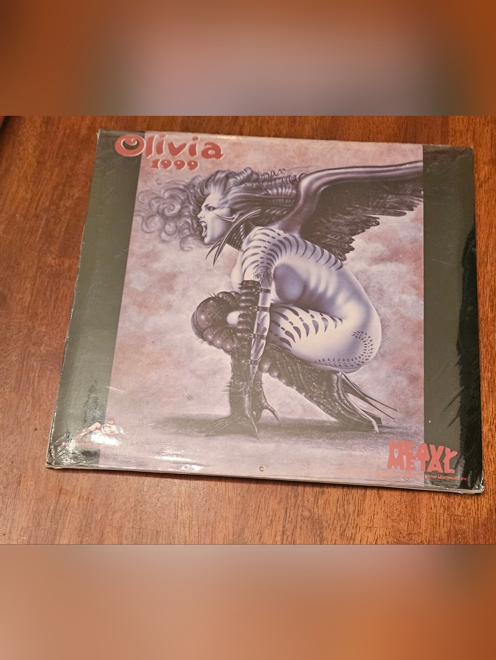Vintage 1999 Olivia De Berardinis Ozone Heavy Metal Calendar - Sealed/New